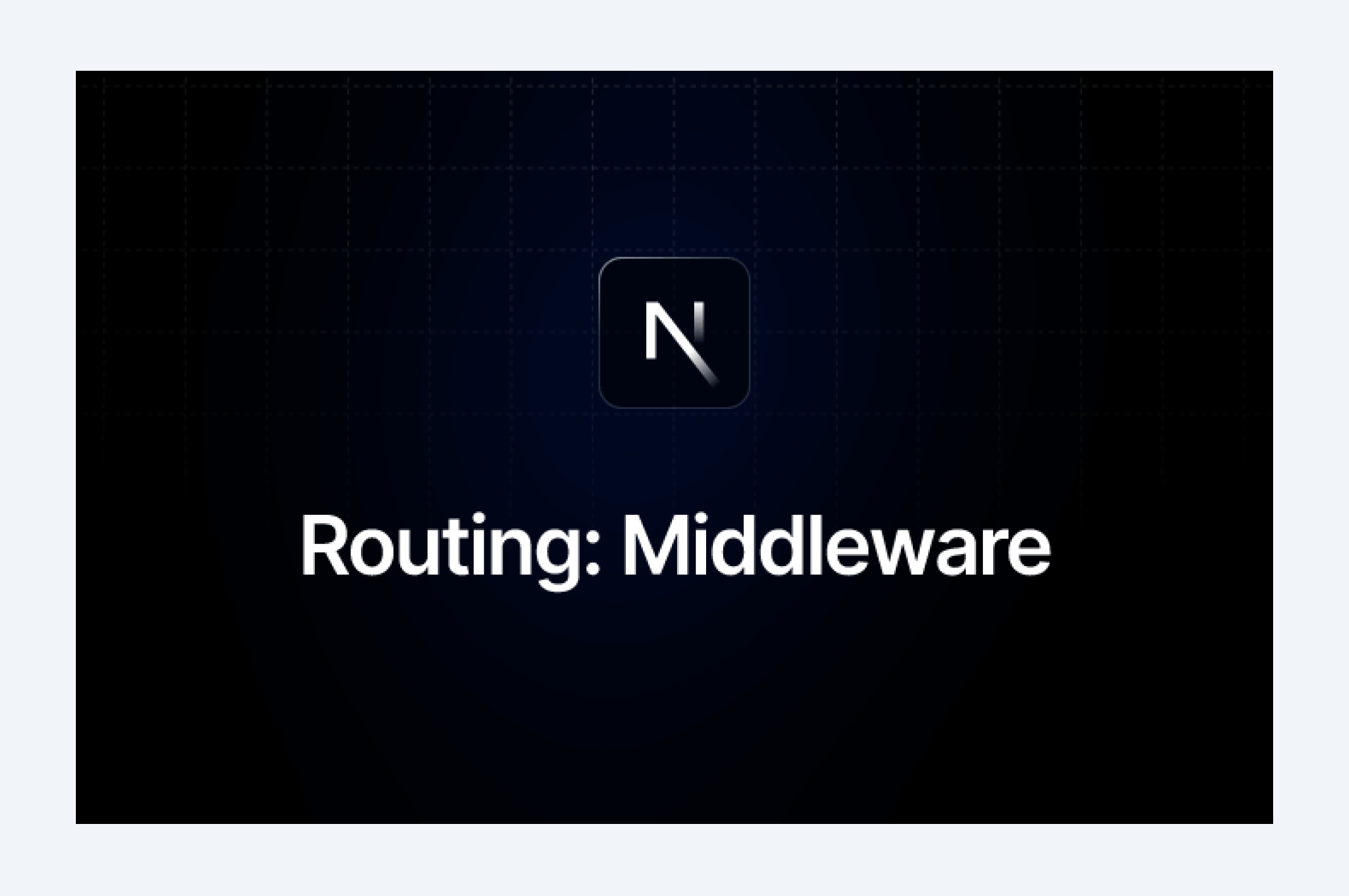 next.js Routing Middleware