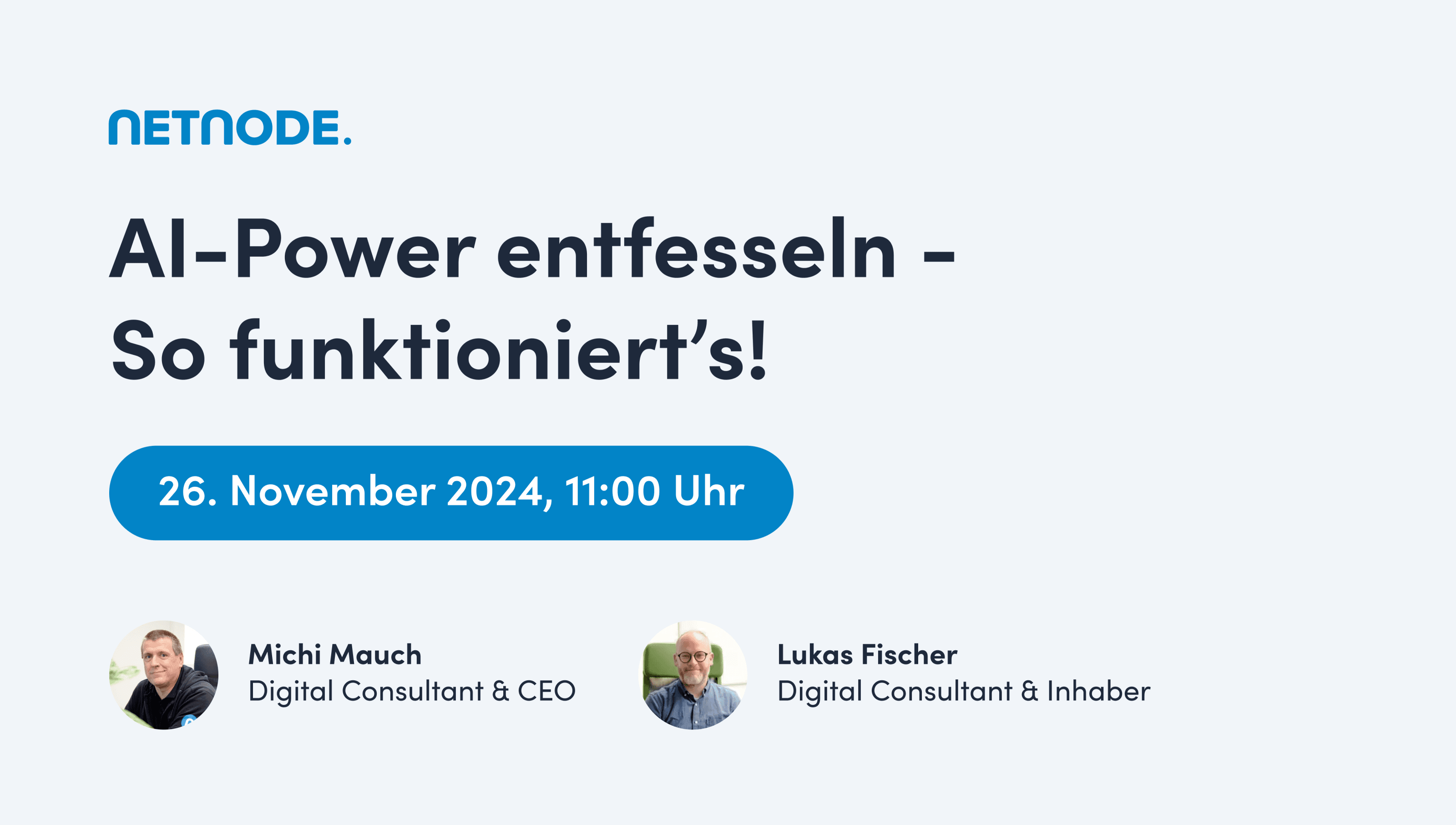 Live Webinar. AI-Power entfesseln - So funktioniert's!